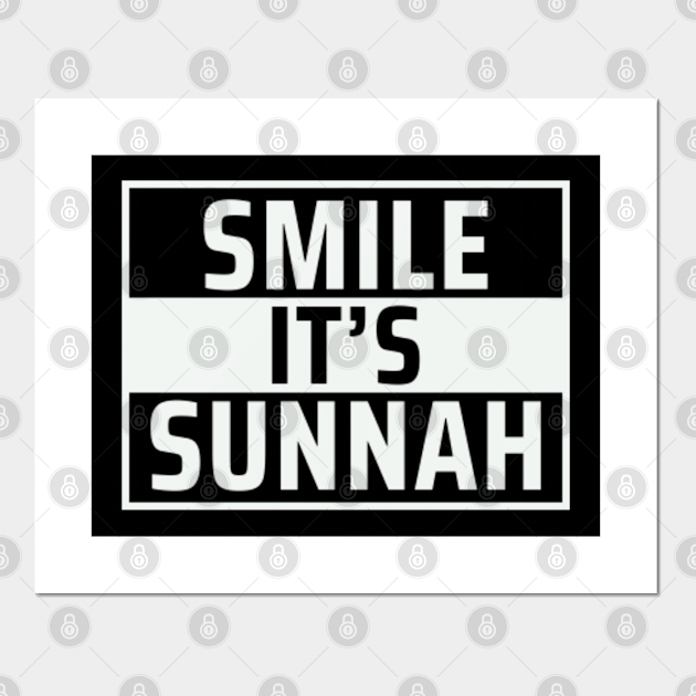 Islamic Smile Its Sunnah Islam Posters And Art Prints Teepublic 3426